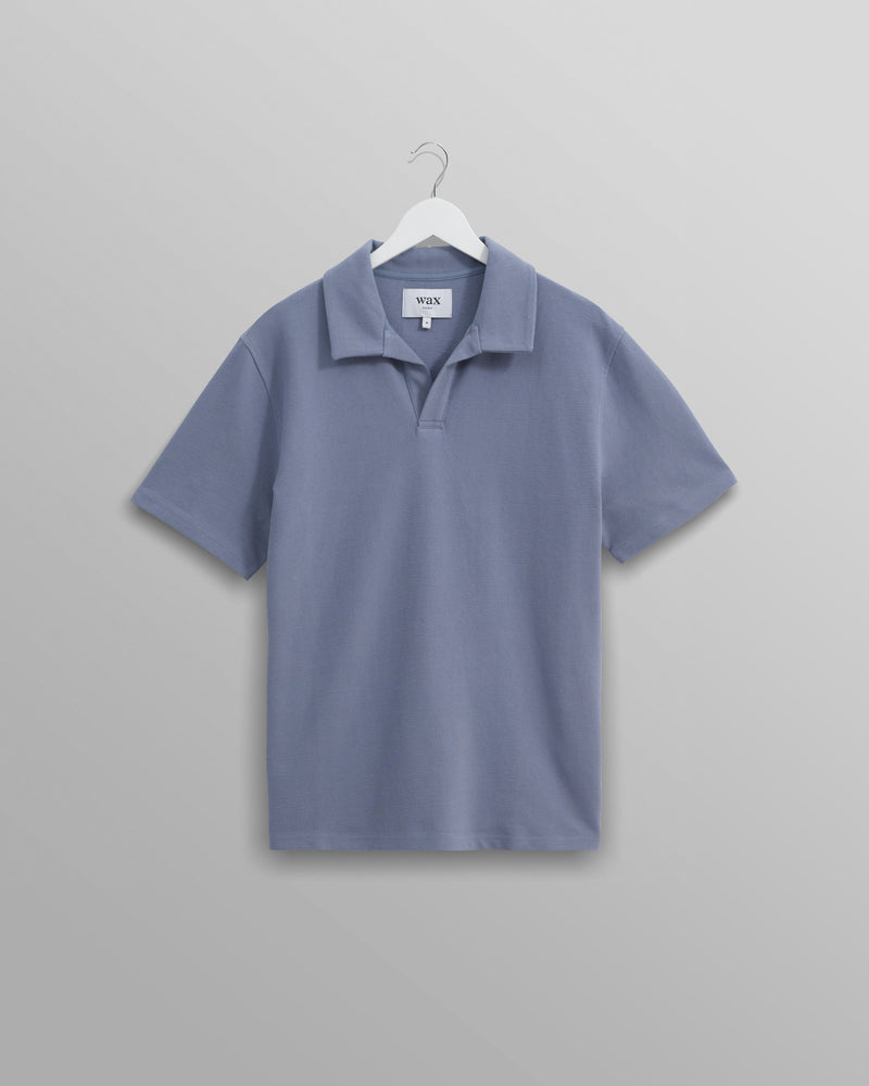 Atwood Polo Textured Mid Blue