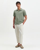 Atwood - Sage Textured Organic Cotton Polo Shirt