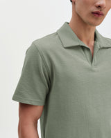Atwood - Sage Textured Organic Cotton Polo Shirt