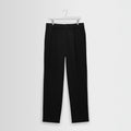 Aubyn - Black Cotton Tencel Twill Loose Fit Trousers
