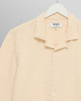 Corey - Stone Seersucker Corduroy Shirt