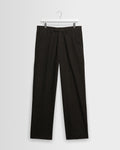 Aston - Dark Brown Italian Wool Blend Trousers