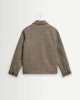 Heath - Veste en bouclé de laine mélangée écru