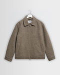 Heath - Veste en bouclé de laine mélangée écru