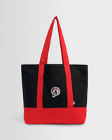 Truman - Black And Red Camden Canvas Tote Bag