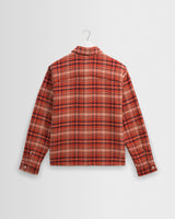 Clissold – Kariertes Overshirt „Bip“ in Rost