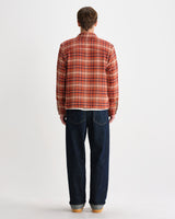 Clissold – Kariertes Overshirt „Bip“ in Rost