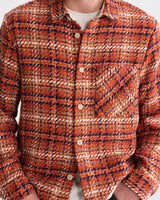Clissold – Kariertes Overshirt „Bip“ in Rost