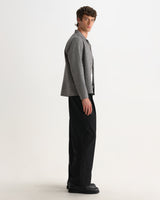 COREY L/S SHIRT MINI CHECK BLACK / ECRU