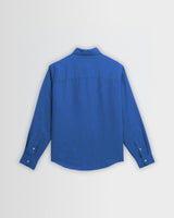 Dartford - French Blue Washed Linen Shirt