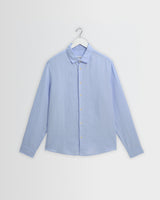 Dartford - Pale Blue Washed Linen Shirt