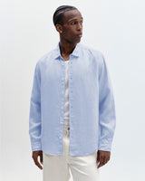 Dartford - Pale Blue Washed Linen Shirt
