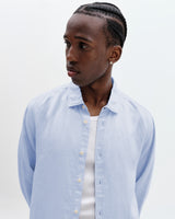 Dartford - Pale Blue Washed Linen Shirt