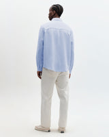 Dartford - Pale Blue Washed Linen Shirt