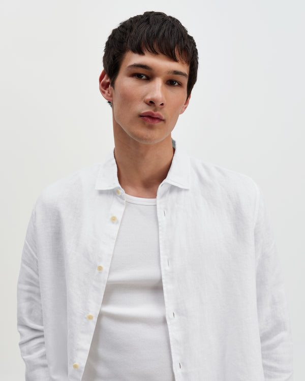 Dartford - White Washed Linen Shirt
