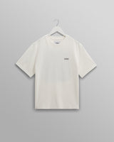 Dean - Off-White And Charcoal 90s Doodle Graphic Cotton T-Shirt