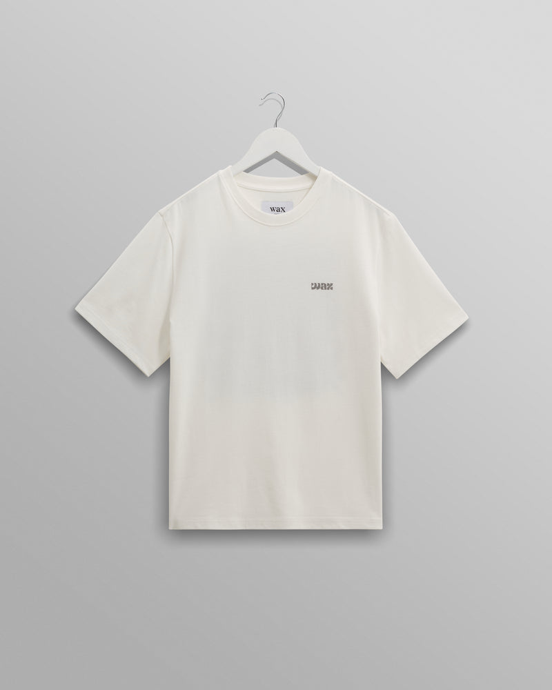 Dean - Off-White And Charcoal 90s Doodle Graphic Cotton T-Shirt