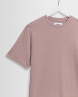 Dean - Dusty Pink Textured Organic Cotton T-Shirt