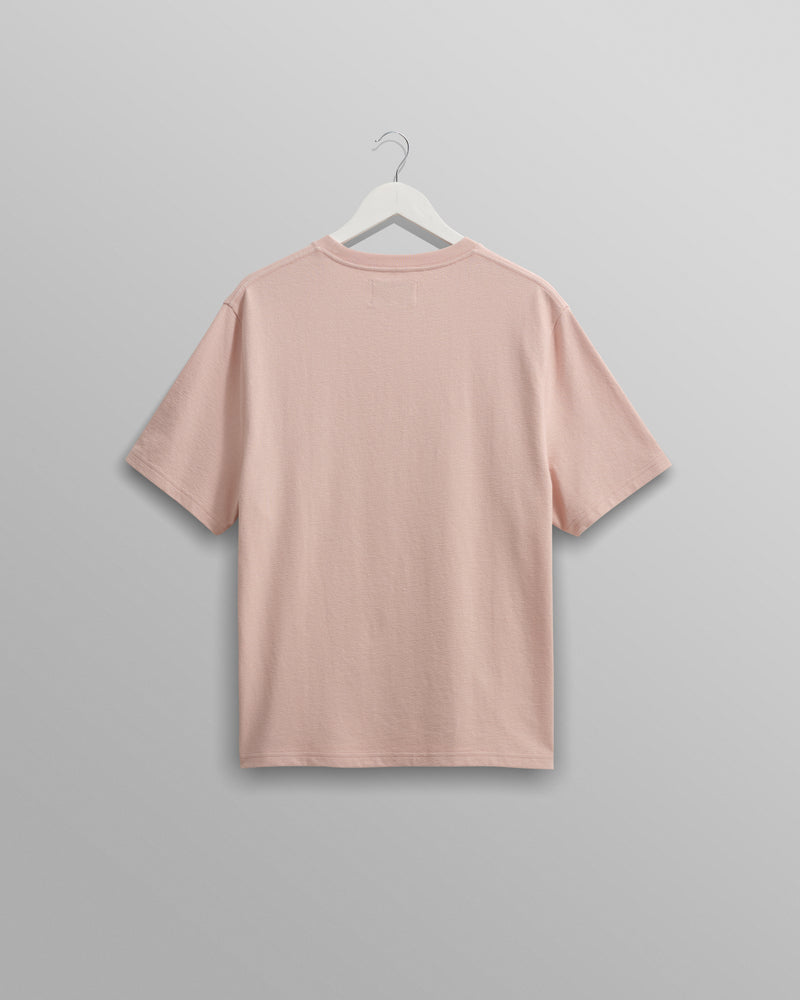 Dean T-Shirt Textured Pink