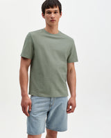 Dean - Sage Textured Organic Cotton T-Shirt