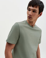 Dean - Sage Textured Organic Cotton T-Shirt