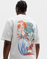 Dean - Off White Layered Flower Graphic T-Shirt