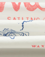 Dean - Off White And Multicolour Sailing Map Print T-Shirt