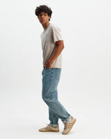 Dean - Washed Clay Compact Cotton Pocket T-Shirt