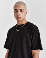 Dean T-Shirt Black With Tonal W