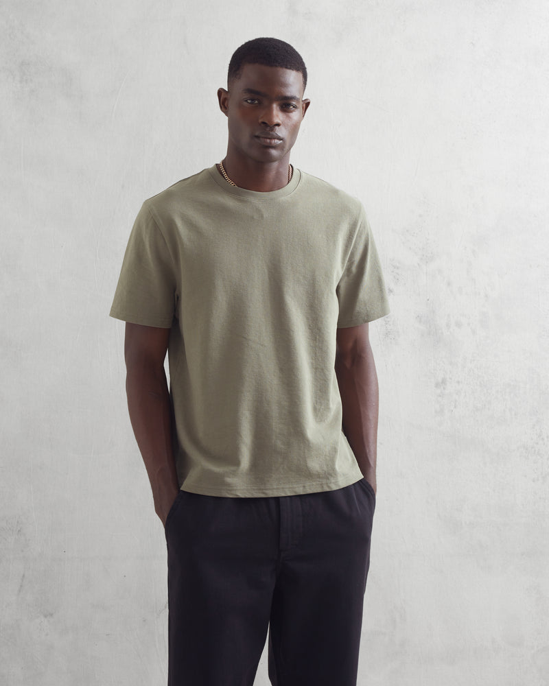 Dean T-Shirt Textured Green