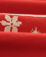 Didcot Shirt Red/Ecru Daisy Embroidery