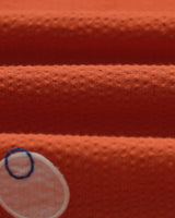 Didcot - Terracotta And Ecru Scribble Applique Short-Sleeve Shirt