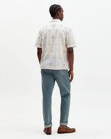 Didcot - White Corded Lace Short-Sleeve Shirt