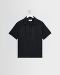 Didcot - Black Silk Short-Sleeve Shirt