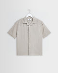 Didcot - Clay Silk Linen Short-Sleeve Shirt