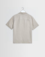 Didcot - Clay Silk Linen Short-Sleeve Shirt