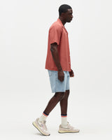Didcot - Rust Silk Short-Sleeve Shirt