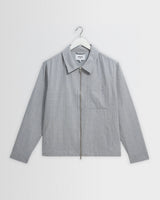 Eldon - Light Blue Herringbone Cotton Jacket