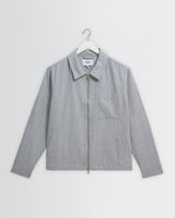 Eldon - Light Blue Herringbone Cotton Jacket