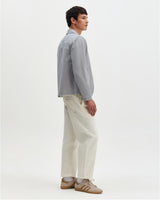 Eldon - Light Blue Herringbone Cotton Jacket
