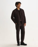 FAIRFAX FIELD JACKET TECH CANVAS DARK BROWN
