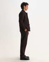 FAIRFAX FIELD JACKET TECH CANVAS DARK BROWN