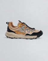 Flower Mountain - Anthracite And Brown Suede And Nylon Iwano 2 Trainers