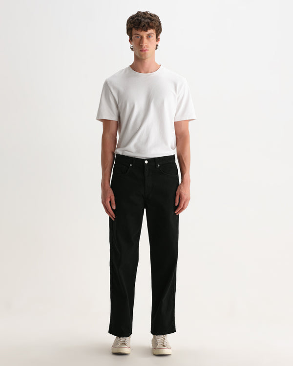 Felix - Black Loose Fit Denim Jeans