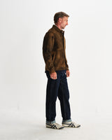 Fen - Tonal Brown Suede Jacket