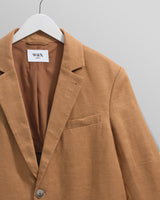 wax london Fintry - Tan Linen Blazer