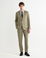 Alp - Khaki Linen Slim Fit Trousers