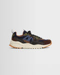 Flower Mountain - Brown And Black Suede And Nylon Solin Trainers