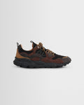 Flower Mountain - Dark Grey And Dark Brown Suede And Nylon Yamano 3 Trainers