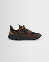 Flower Mountain - Dark Grey And Dark Brown Suede And Nylon Yamano 3 Trainers